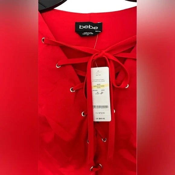 Bebe Body Suit half-sleeve Top-Sea Tide - Picture 4 of 6